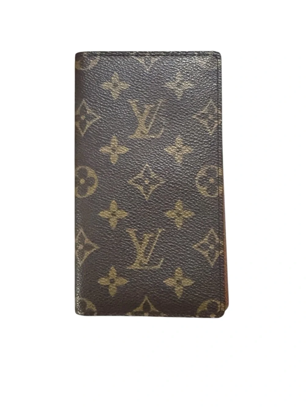 Louis Vuitton Brown Monogram Long Wallet w/ COA